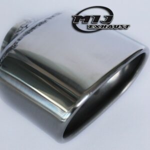 Short Oval Tube Exhaust Tip