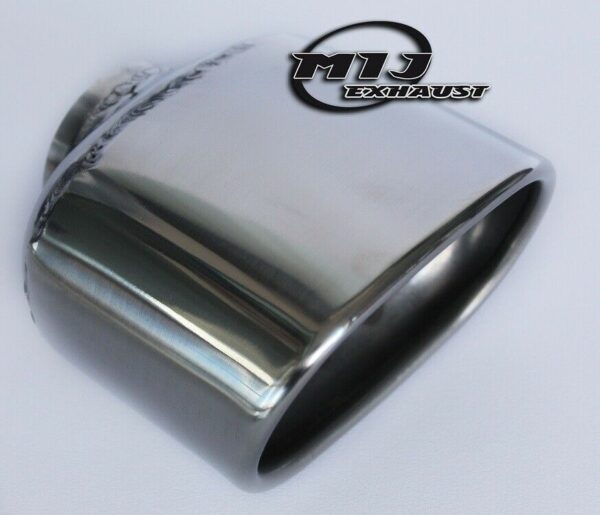 Short Oval Tube Exhaust Tip