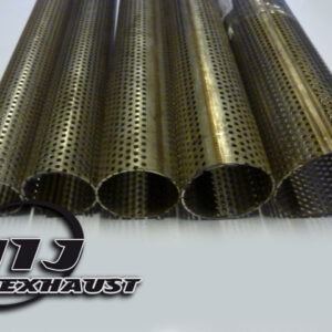 Perforated exhaust tube