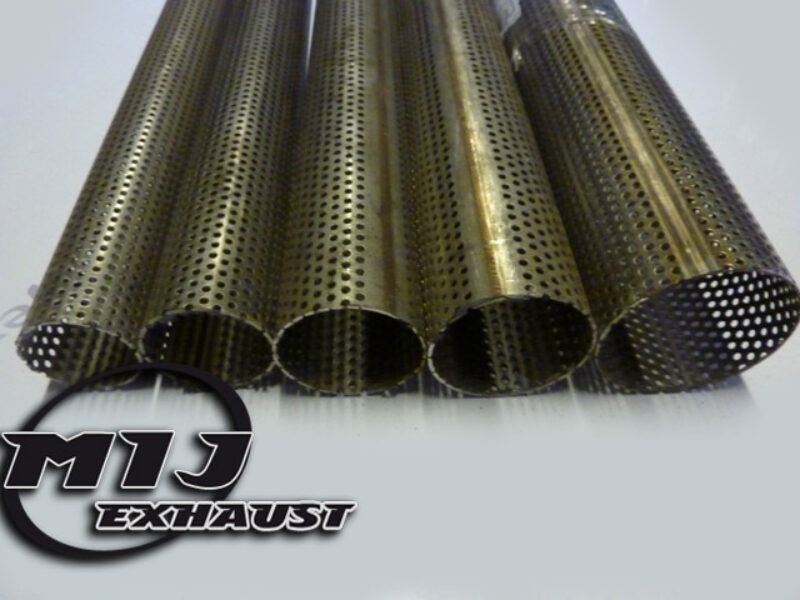 T304 Stainless Steel Perforated Exhaust Tubing High Grade MIJ Exhaust