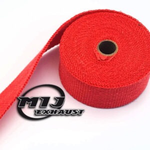 red heat wrap insulating tape mij exhaust