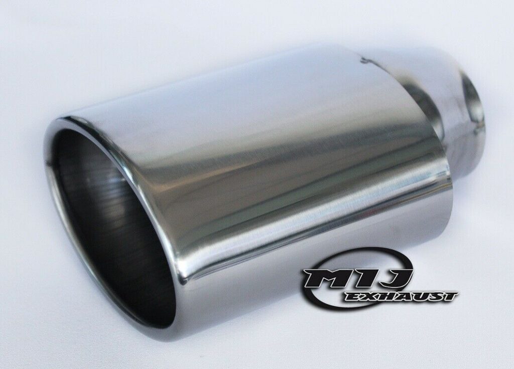XtremeAuto® X2 215mm Chrome Stainless Steel 3.5" Round Big Bore