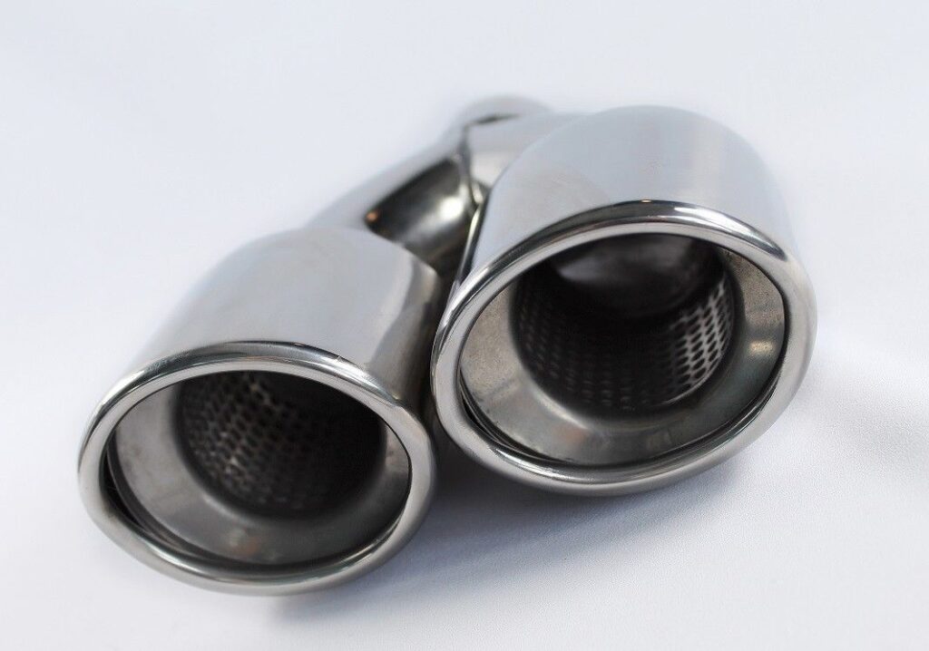 Exhaust Components Dual Oval Stainless Steel Exhaust Pipe MIJ