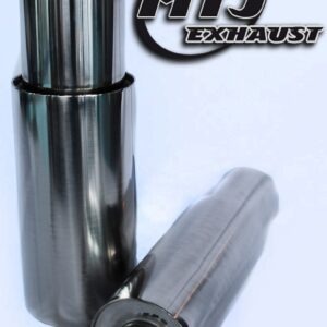 exhaust muffler back box japstyle tip performance rear can