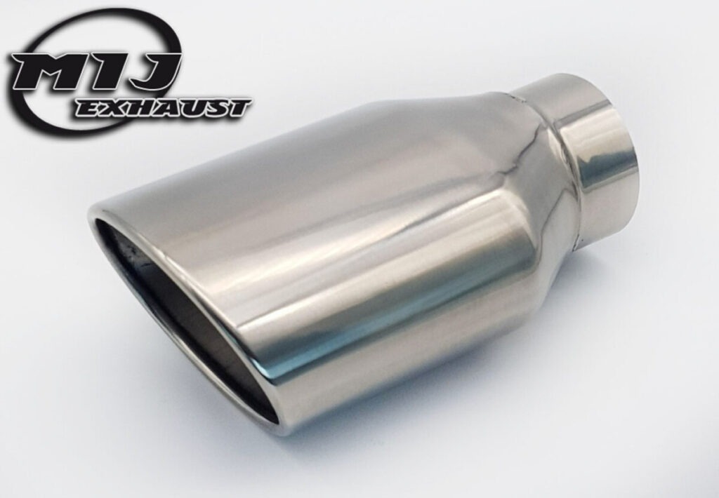 Oval Rolled Exhaust Tips, High Quality Sports Trim MIJ Exhaust Systems