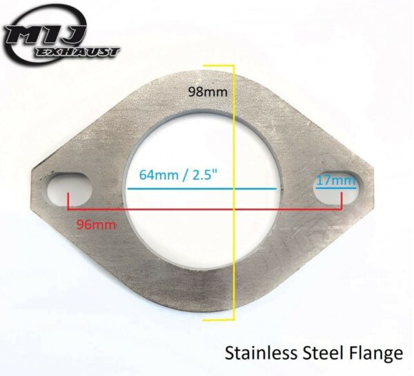 2.5inch_stainless_steel_flange_measurements_mijexhaust