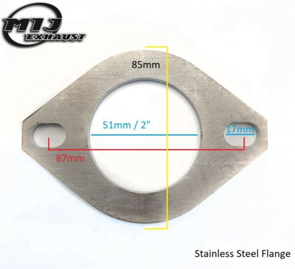 2inch_51mm_stainless_steel_flange_measurements_mijexhaust