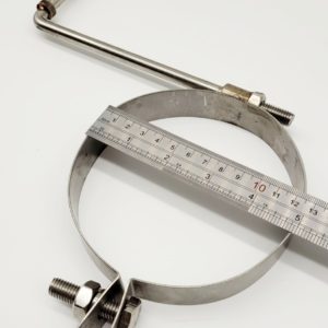 Exhaust Hanging Bracket Muffler Band - Round, 5"