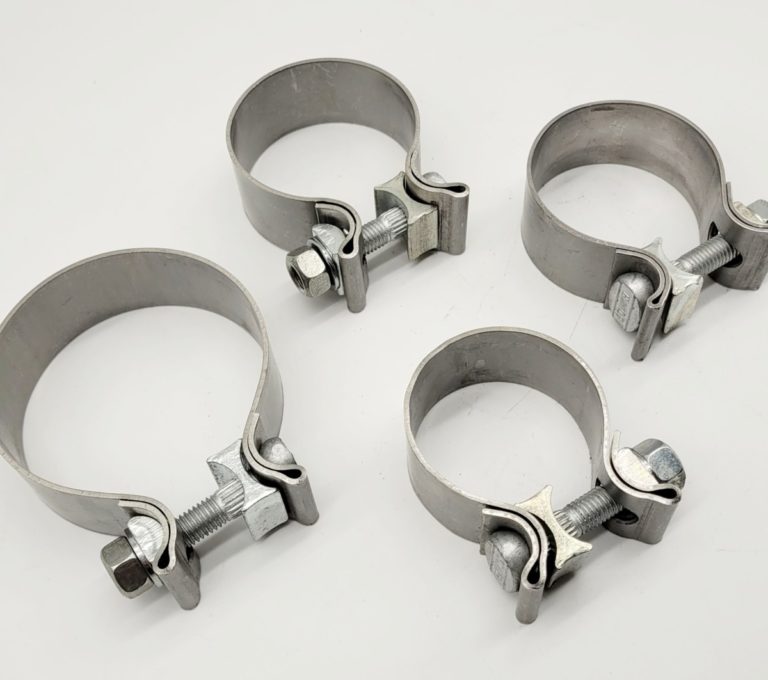 Stainless Steel T-Bolt Exhaust Hose Clamp - 19mm To 21mm Range, W2 Style (Mikalor Type)