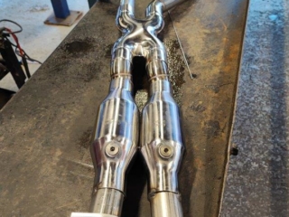 bmw z4 downpipe back mandrel bent system including 2 cats (14)