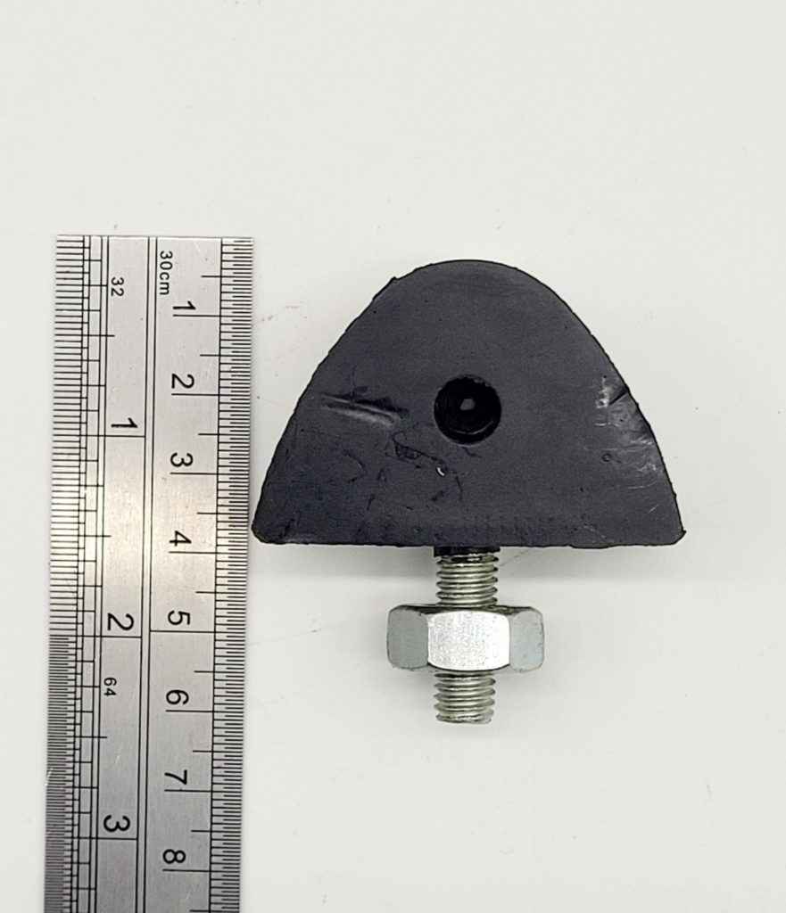 5/16 UNF Exhaust Silencer Rubber Mount With Nuts – Universal, Pack Of 4