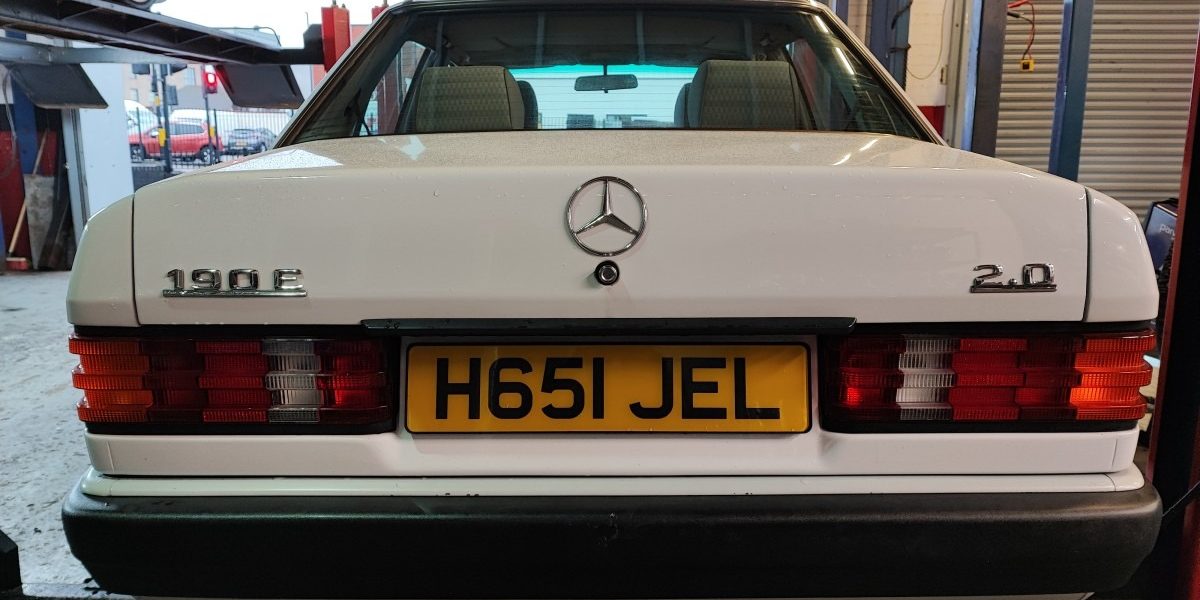 Mercedes Benz 190E Custom Exhaust