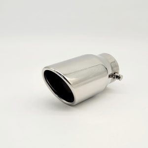 Exhaust Tailpipe Tip 3'' Stainless Steel Slash Cut Bolt-On Fitment