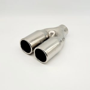 Twin Exhaust Tailpipe 3" Rolled Tip