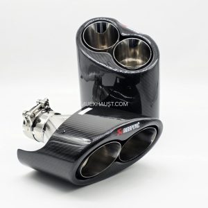 Exhaust Quad Tailpipes Carbon Fibre