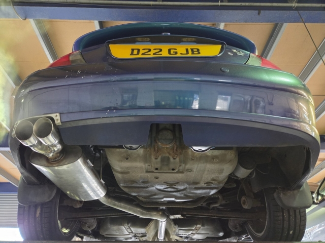 Exhaust For MG ZT – Custom Exhaust for MG ZT – Stainless steel exhaust system- performanceexhaust-MIJExhaust-Walsall-Exhaustspecialists-bespokeexhaustservice (4)