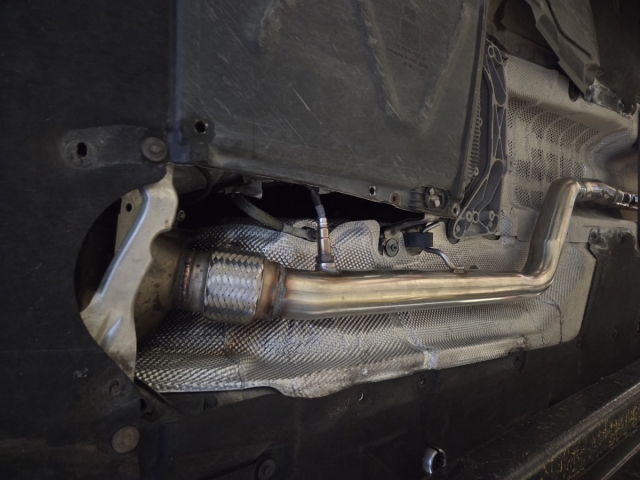 Exhaust for BMW 420D – flexi pie back exhaust-Stainlesssteel performance exhaust system- straight pipe exhaust- dual exit conversion-MIJExhaust-Walsall (2)