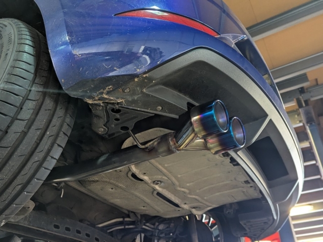 Exhaust for Seat Leon – Custom exhaust build – bluetwintips-stainlesssteelexhaust-MIJ Exhaust Ltd – Exhaustservicenearme-straightexhaustpipe (2)