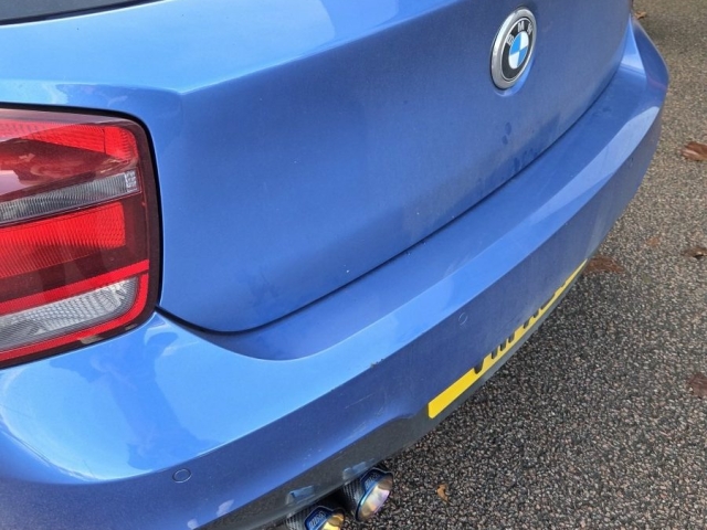 Exhaust for BMW 118D-rearexhaustupgrade-backboxdeleteservice-stylishtailpipe-twincarbonfibreexhausttips-blueburnteffecttips-stainlesssteelexhaust-MIJExhaust-PerformanceExhaust (4)