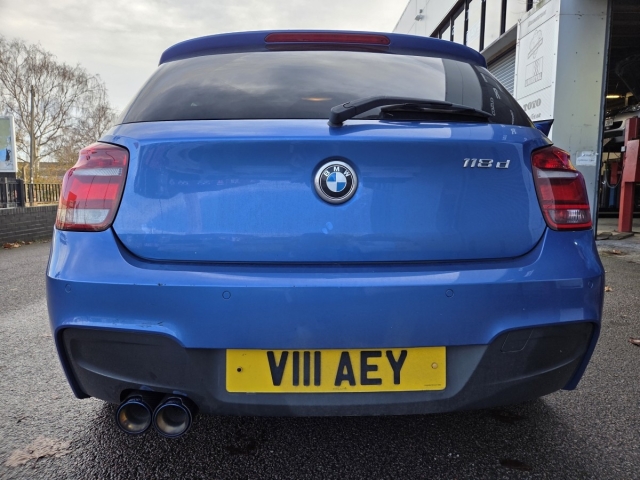 Exhaust for BMW 118D-rearexhaustupgrade-backboxdeleteservice-stylishtailpipe-twincarbonfibreexhausttips-blueburnteffecttips-stainlesssteelexhaust-MIJExhaust-PerformanceExhaust (5)