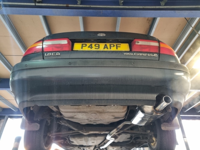 Exhaust for Toyota Carina 1996-catbackexhaustsystem-middleandrearexhaust-catalyticconverter-performanceexhaust-MIJExhaust-Walsall (1)