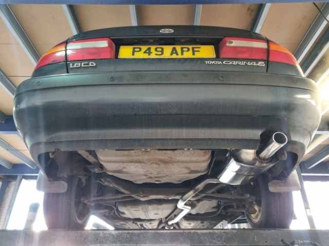 Exhaust for Toyota Carina 1996-catbackexhaustsystem-middleandrearexhaust-catalyticconverter-performanceexhaust-MIJExhaust-Walsall (2)