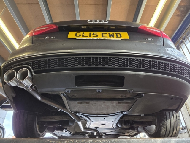 Exhaust for Audi A4 Avant – stainless steel exhaust upgrade – High Grade Exhaust tailpipes – exhaust service-MIJExhaust – Exhaust specialists-Walsall (1)