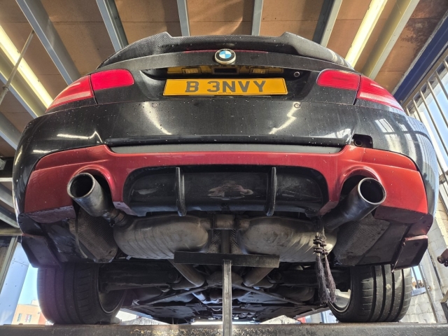 Exhaust for BMW 335i – dual exit downpipe back system – exhaust system – dual exit exhaust – downpipe back system – stainless steel exhaust – MIJ Exhaust – Walsall (1)