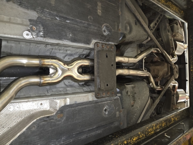 Exhaust for BMW 335i – dual exit downpipe back system – exhaust system – dual exit exhaust – downpipe back system – stainless steel exhaust – MIJ Exhaust – Walsall (5)