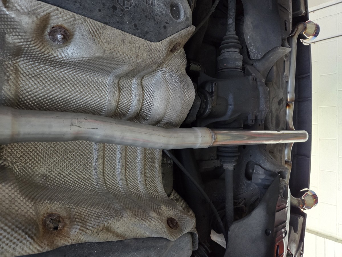 Exhaust for BMW M114i Sport- Custom exhaust M114i – catback exhaust – dual exit exhaust – burnt tip exhaust tailpipe -slashcut exhaust tailpip- MIJExhaust-Walsall (4)