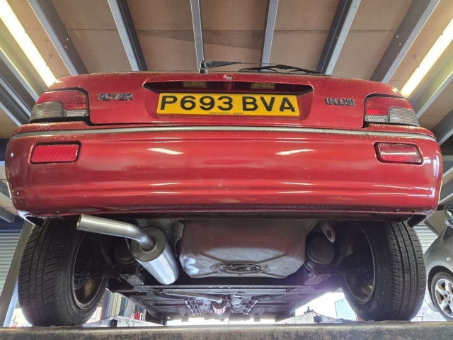 Exhaust for Rover 114 GSi – 1996 – customexhaust for vintage car-performanceexhaust-stainlesssteelexhaustsystem-mijexhaust-exhaustfabricator-bespoke exhaust service (3)