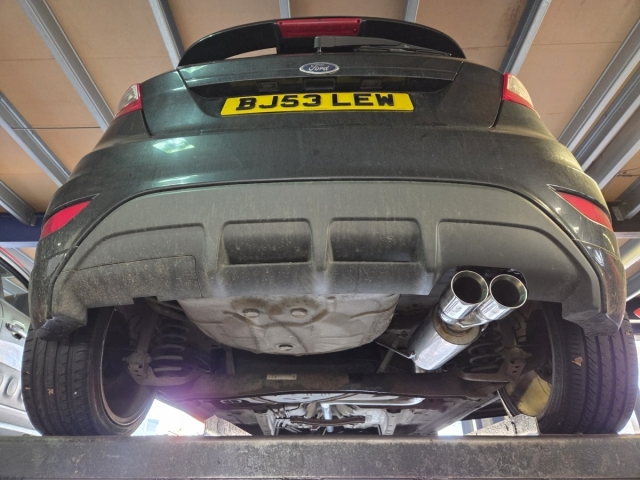 exhaust for ford fiesta Zetec S – downpipe back exhaust system – stainless steel exhaust system – single exhaust downpipe back exhaust system – MIJExhaust-Walsall (3)