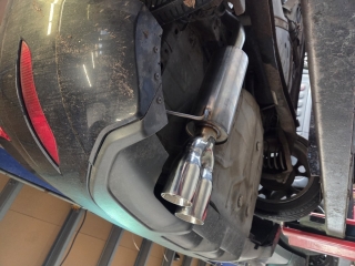 exhaust for ford fiesta Zetec S – downpipe back exhaust system – stainless steel exhaust system – single exhaust downpipe back exhaust system – MIJExhaust-Walsall (5)