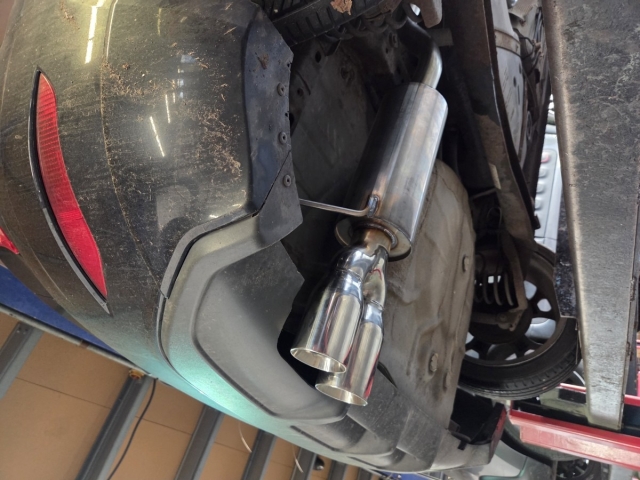 exhaust for ford fiesta Zetec S – downpipe back exhaust system – stainless steel exhaust system – single exhaust downpipe back exhaust system – MIJExhaust-Walsall (5)