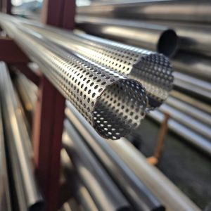 Perforated Exhaust Tubing T304 Stainless Steel