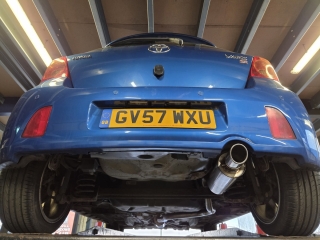Custom Exhaust for Toyots Yaris SR-Stainlesssteelexhaust-Catbackexhaustsystem-bespokeexhaust-MIJExhaust-Walsall-Exhaustspecialists-Exhaust Fabricators (1)