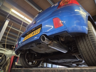 Custom Exhaust for Toyots Yaris SR-Stainlesssteelexhaust-Catbackexhaustsystem-bespokeexhaust-MIJExhaust-Walsall-Exhaustspecialists-Exhaust Fabricators (2)