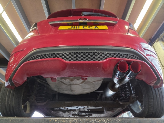 Custom Exhaust for Ford Fiesta- Exhaust system for Ford Fiesta Zetec- rear exhaust upgrade- MIJ Exhaust- Performance Exhaust-Walsa
