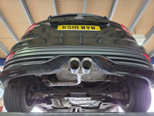 Custom Exhaust for ford fiesta st3-centreexitexhaust-twintailpipe-rearexhaustupgrade-MIJ Exhaust- Performance Exhaust-Walsall-Stainless Steel (1)