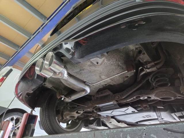 Custom Exhaust for ford fiesta st3-centreexitexhaust-twintailpipe-rearexhaustupgrade-MIJ Exhaust- Performance Exhaust-Walsall-Stainless Steel (2)