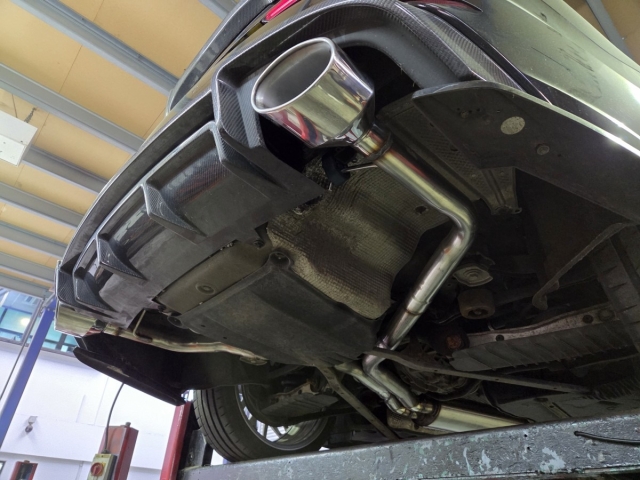 Exhaust for Audi A5 S Line- cat back exhaust system-midandrearexhaustsections-Xpipe exhaust-customexhaust-performanceexhaust-MIJExhaust-Walsall (4)-2