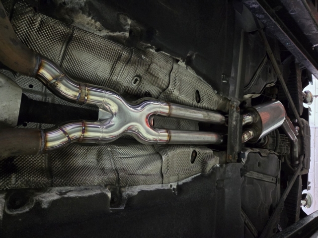 Exhaust for Audi A5 S Line- cat back exhaust system-midandrearexhaustsections-Xpipe exhaust-customexhaust-performanceexhaust-MIJExhaust-Walsall (5)