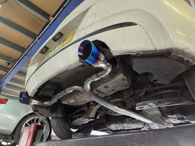 Exhaust for BMW 116i – Mid and rear exhaust section – catback exhaust upgrade – MIJExhaust-Performance Exhaust-Stainless Steel Exhaust-