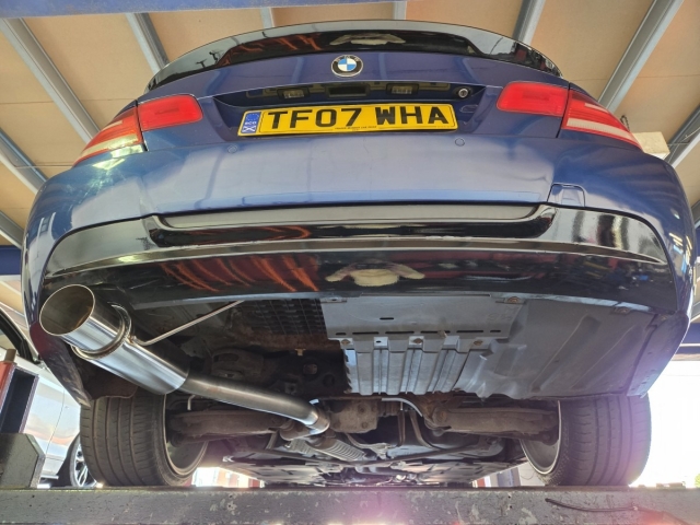 Exhaust for BMW 325i-rearexhaustsection-rearexhaustupgrade-JDM Style exhaust-MIJWalsall-MIJExhausts (1)