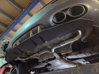 Exhaust for Mercedes A200 AMG-dual rear section exhaust – quad exit exhaust – Exhaust for performanceexhaust-stainlesssteel exhaust – walsall – MIJExhausts (3)