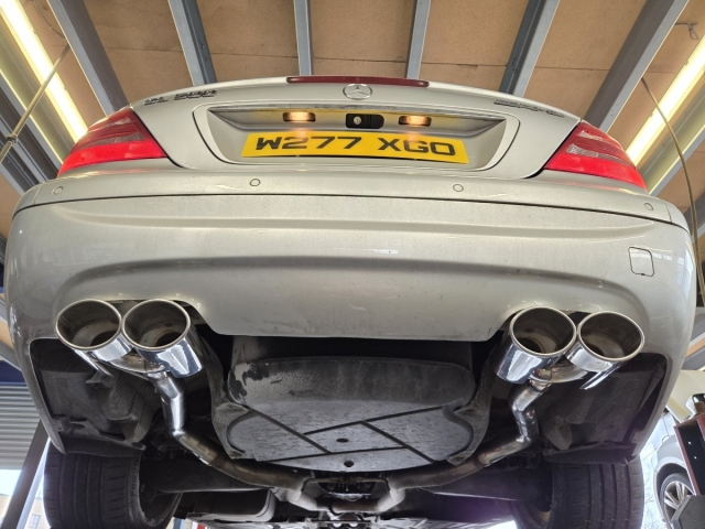 Exhaust for Mercedes CL500-rearexhaustupgrade-backboxdeletexhaust-MIJExhaust-Walsall-performanceexhaust (1)
