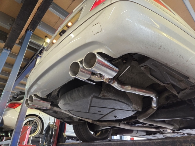 Exhaust for Mercedes CL500-rearexhaustupgrade-backboxdeletexhaust-MIJExhaust-Walsall-performanceexhaust (2)