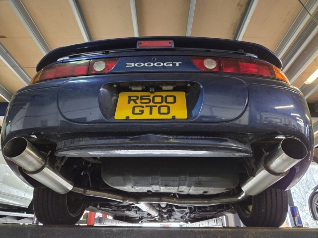 Exhaust for Mitsubishi 3000gt 1997-dual rearexhaust-japcanexhaust-JDMStyle Exhaust-performance exhaust system-MIJExhaust (3)