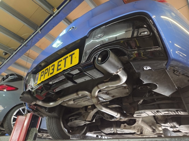 Exhaust for bmw 118D – Dual rear exhaust section – rear exhaust upgrade – MIJExhaust-Performance Exhaust-Stainless Steel Exhaust-MIJExhausts (2)
