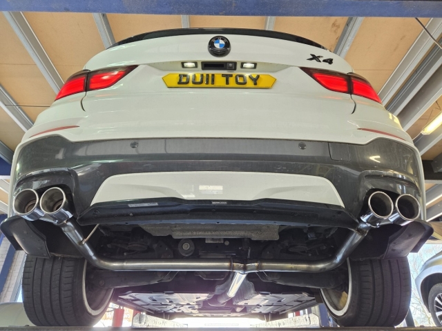 Exhaust for BMW x4-catbackexhaustsystem-midandrearexhaustupgrade-MIJExhausts-Walsall-MIJExhaust-stainlesssteelexhaust (2)